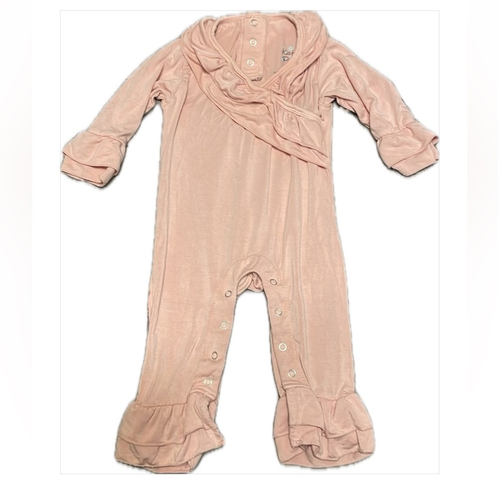 Kickee Pants Pale Pink Romper